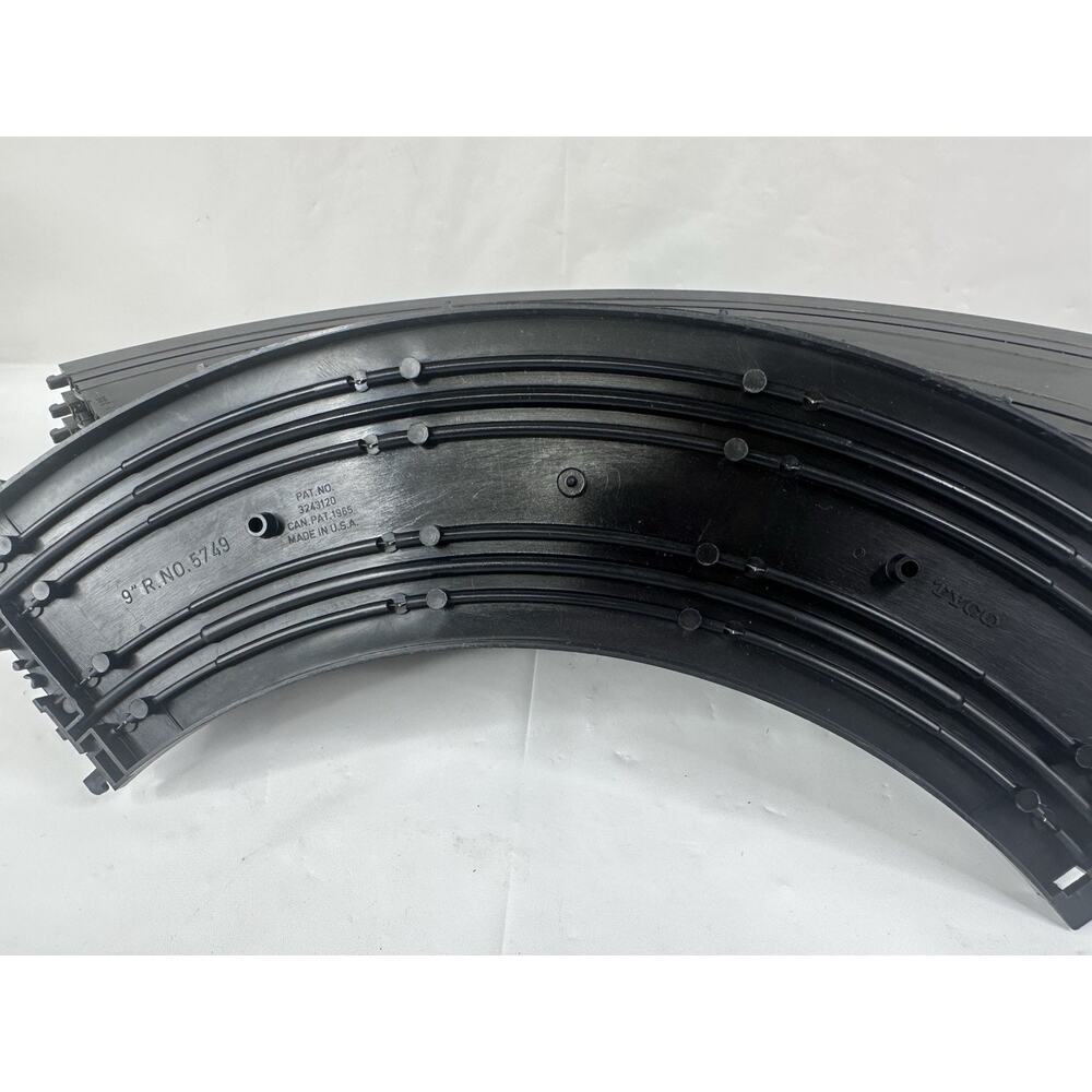 Tyco Slot Car Race Track 9" R 1/4 Circle 5749 Curve Track Turn Lot of 10